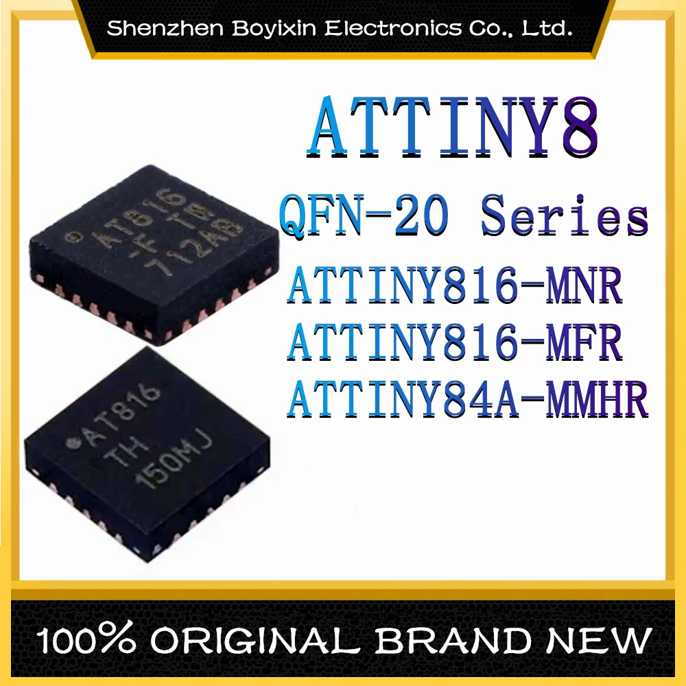 ATTINY816-MNR ATTINY816-MFR ATTINY84A-MMHR посылка: QFN-20 оригинальный аутентичный микроконтроллер (MCU/MPU/SOC)