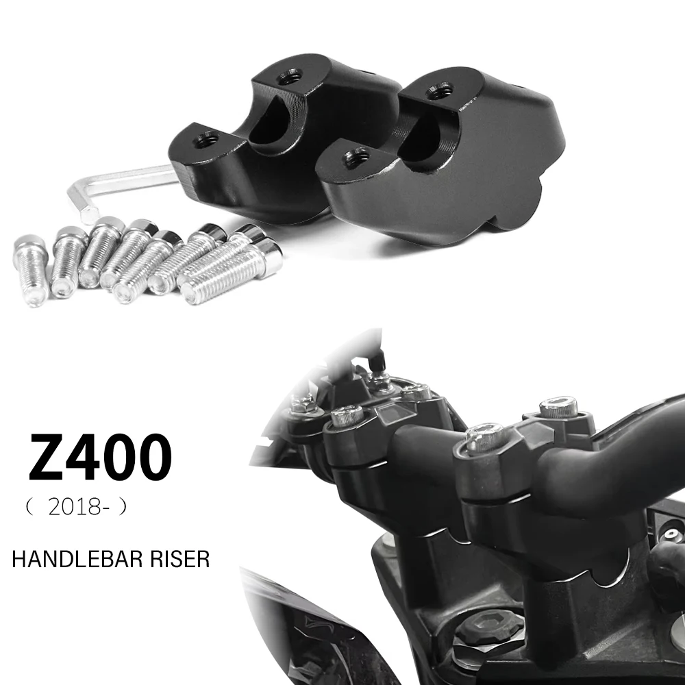 Фото Для Kawasaki Z400 (2015-) аксессуары для мотоциклов, алюминиевый комплект для крепления подъемного зажима руля с ЧПУ №1