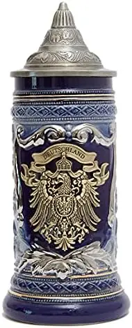 

Cerveza Alemana Personalizada águila Imperial Mug Stein 0.6 Liter Sublimations blanks Ceramic coffee mug Cups Cute glass cups