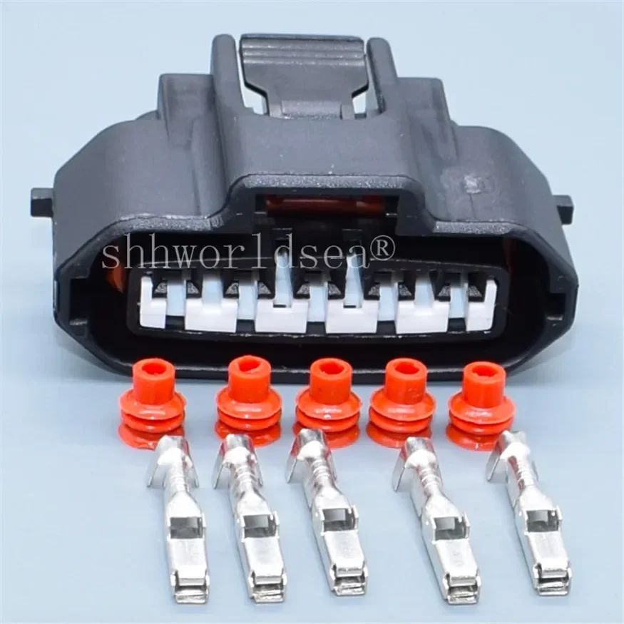 

Shhworldsea 1 комплект 5-контактный MG 640945 -5 7283-7050-30 Разъем двигателя «мама-папа» Разъем для провода зажигания Расходомер воздуха для Toyota