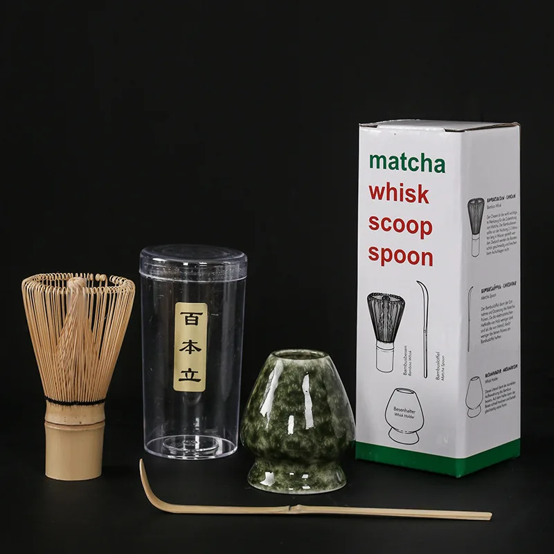 Maccha blender suit handmade bamboo blender teaspoons agitator support Japanese matcha blender suits japanese tea set