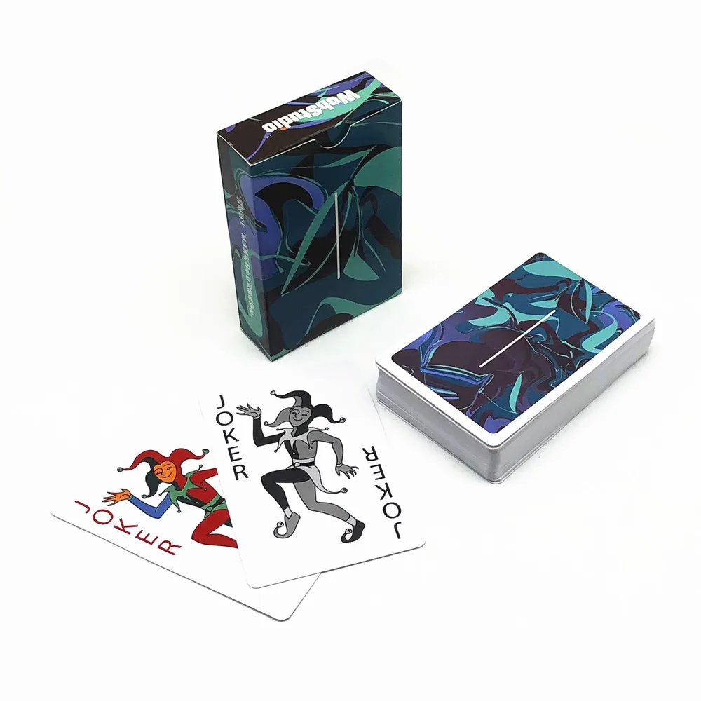 Новые 1 колода крутые покерные карты бумажные игральные семейная партия игра