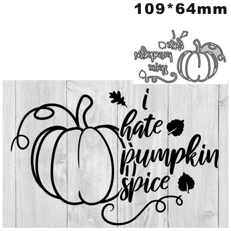 

Новинка 2022, металлические пресс-формы в виде тыквы, Листьев, лозы для скрапбукинга, бумажных поделок и открыток, тиснение, Декор, без штампов