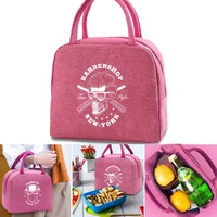 lunch carry bag lunch insulated thermal portable bags for women children school lunch picnic dinner cooler food canvas handbags