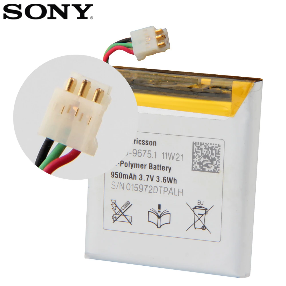 Оригинальный запасной аккумулятор Sony для SONY X10MINI E10i X10 mini оригинальный телефона 950
