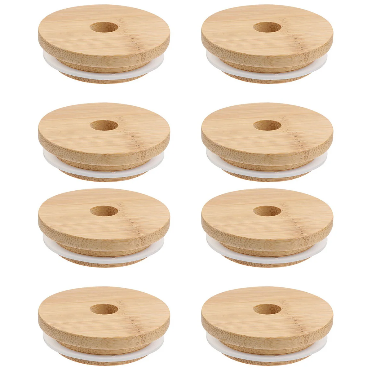 

Jar Mason Lids Lid Wide Mouth Canningwood Cover Straw Wooden Supplies Replacementjars Jam Holebeerr Regular Sealing Bottleholes