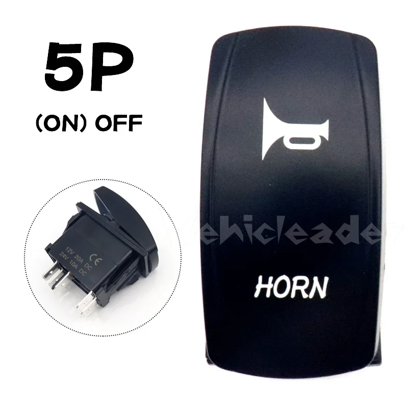 

Универсальный 12 В 24 В морской кулисный переключатель для лодки 5-контактный SPST/7-контактный DPDT переключатель включения-выключения с синей светодиодной подсветкой для автомобиля, грузовика, морской пехоты