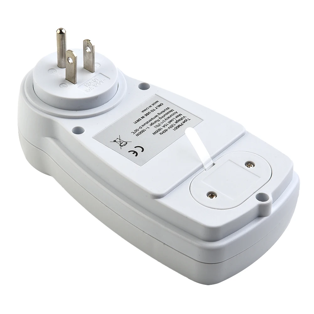 

Easuring Device Electricity Meter 1 Piece Electricity Tariff Energy Consumption Memory Function Monitor Universal