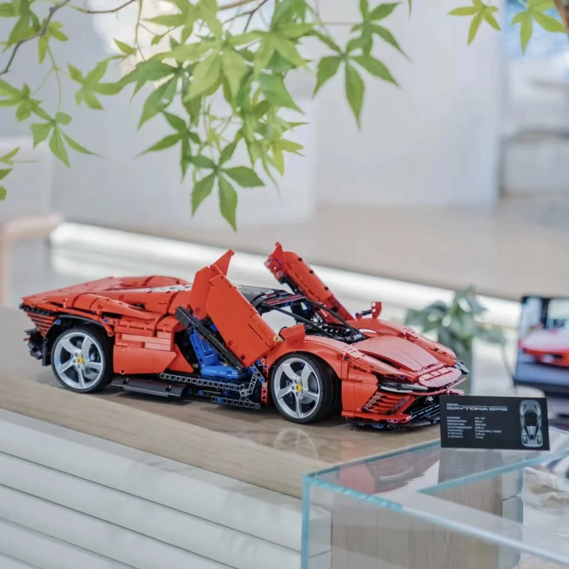 

In Stock 3778PCS Technical Ferraried Daytona SP3 42143 Supercar Model Building Blocks Bricks Toys For Boys Girls Birthday Gift