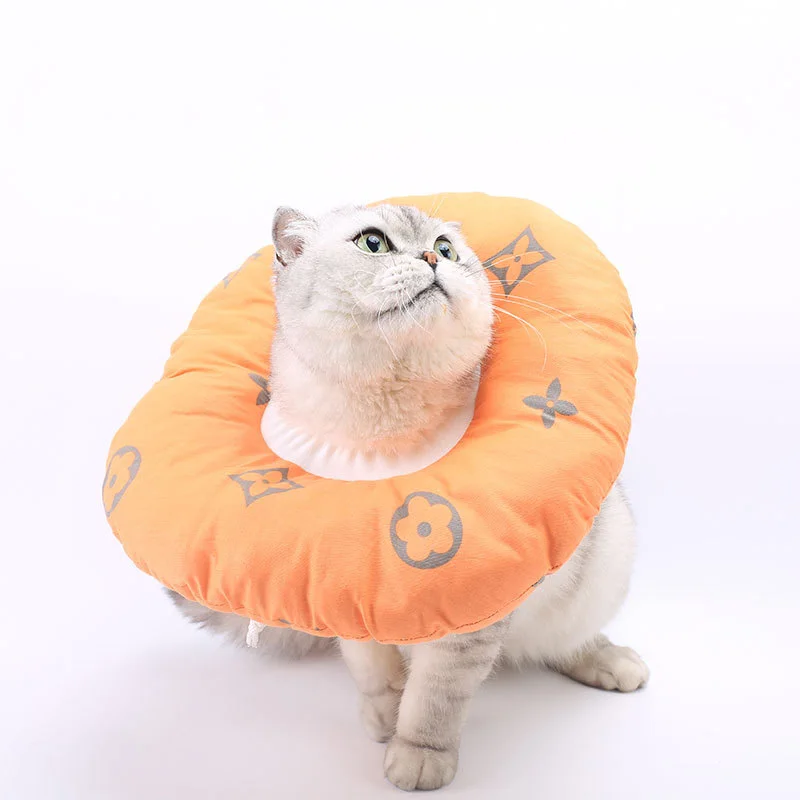 

Кольцо на шею для домашних животных, кошки и собаки, головной убор, ошейник Элизабет, антилижущее кольцо, товары для домашних животных, ошейн...