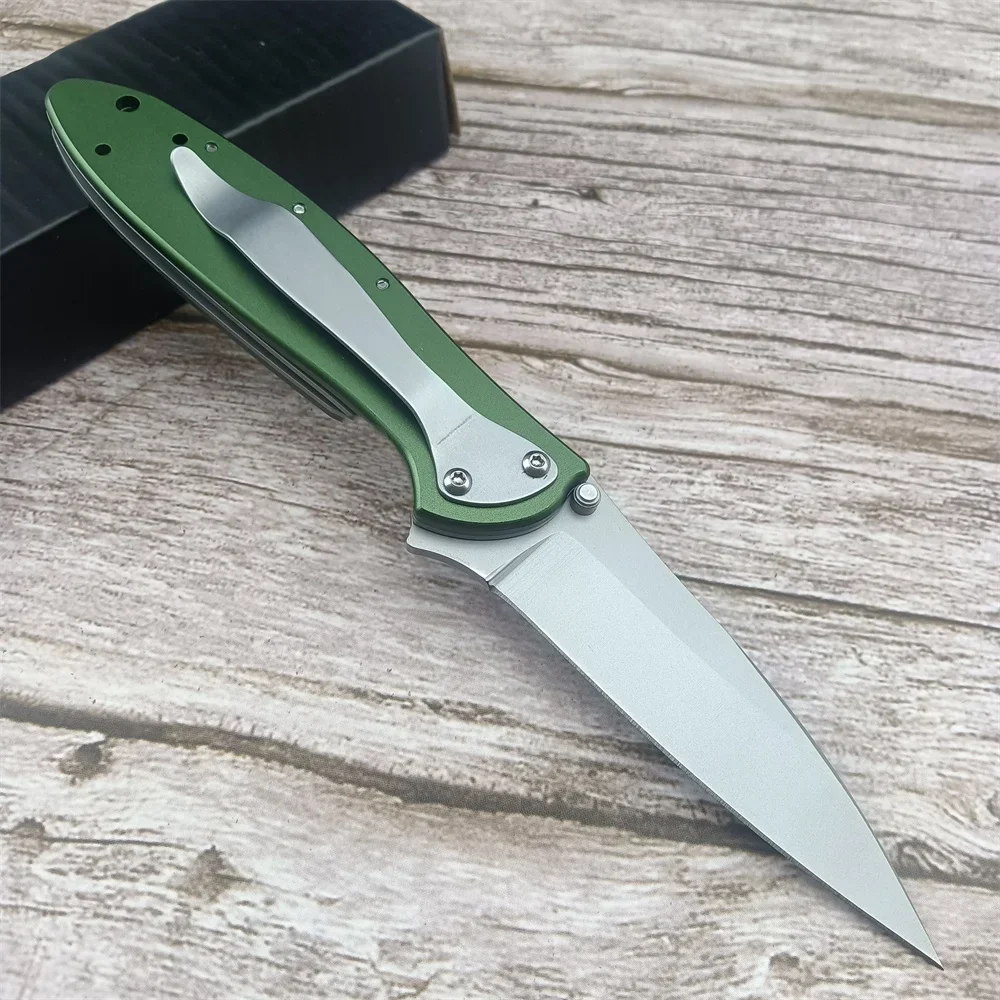 Тактический Складной Нож KS1660 Дизайн Lune-Leaf Лезвие Из Нержавеющей Стали С Ручкой