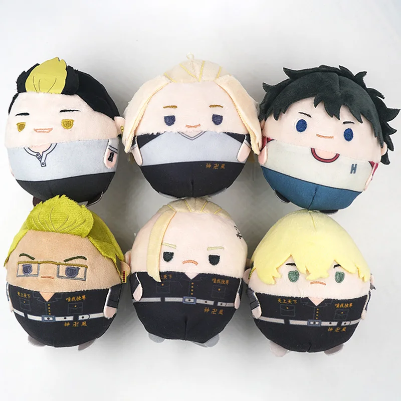 

Tokyo Revengers Plush Toys Anime Manjiro Sano Ryuguji Ken Hanagaki Takemichi Plushies Stuffed Doll Sofa Decoration Pillow Gifts