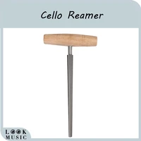 cello peg hole reamer steel stick wood handle cello making tools straight cut reamer