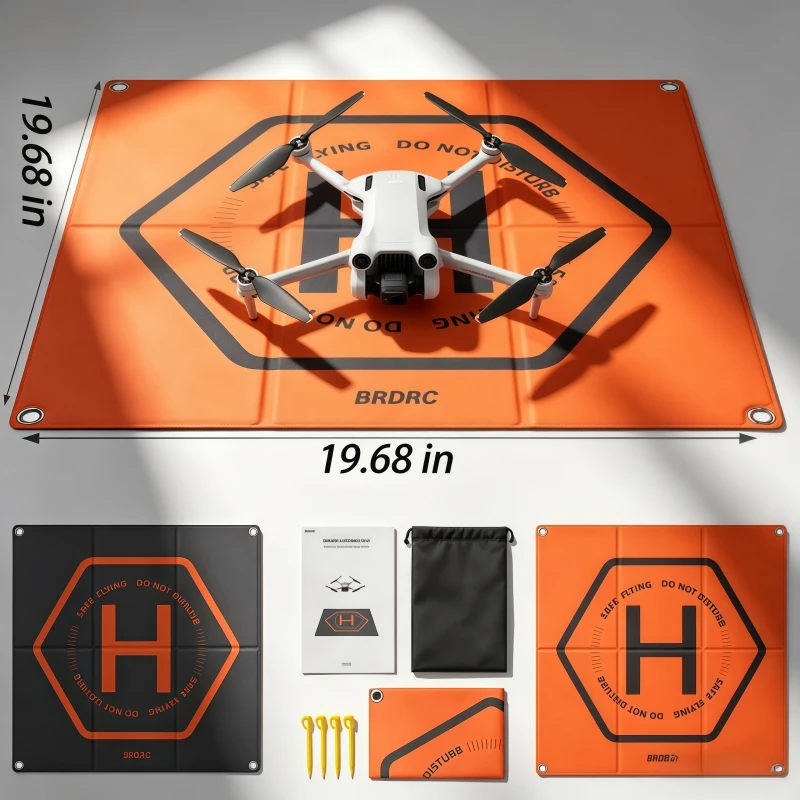 Фото Портативный складной коврик для посадки дронов DJI Avata 360, Air 3S, Mini 4 Pro, Mavic 3 Neo №1