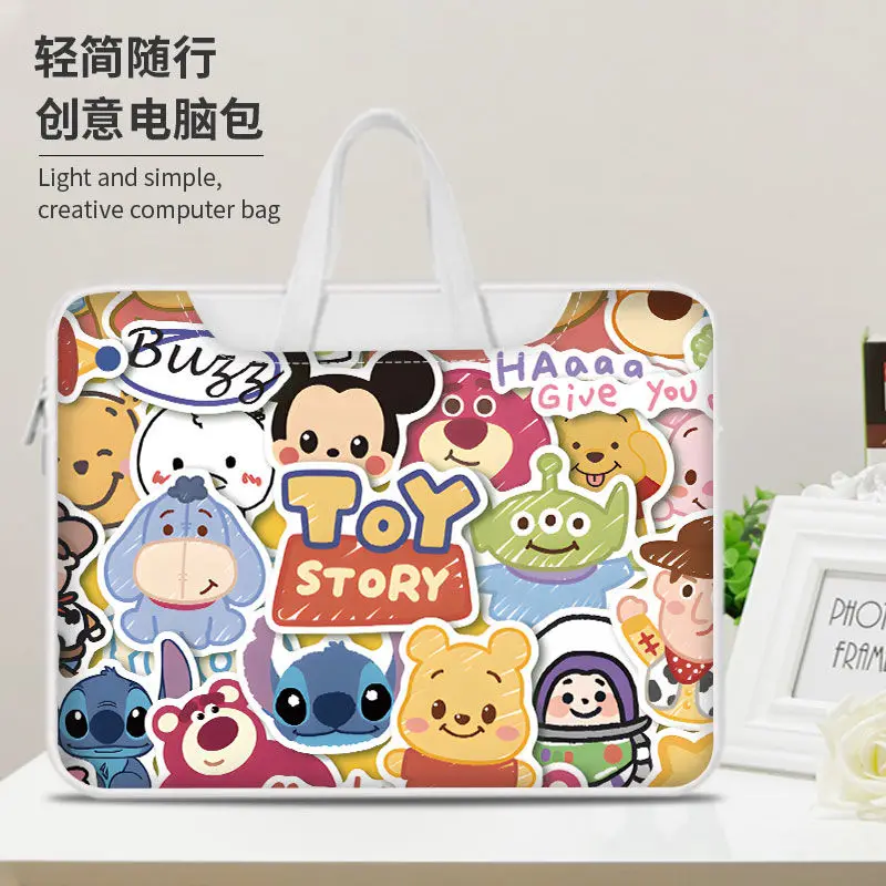 Сумка для ноутбука Disney Lilo &amp Stitch Mickey 14 16 15 6 дюймов сумка Macbook Air Pro через плечо