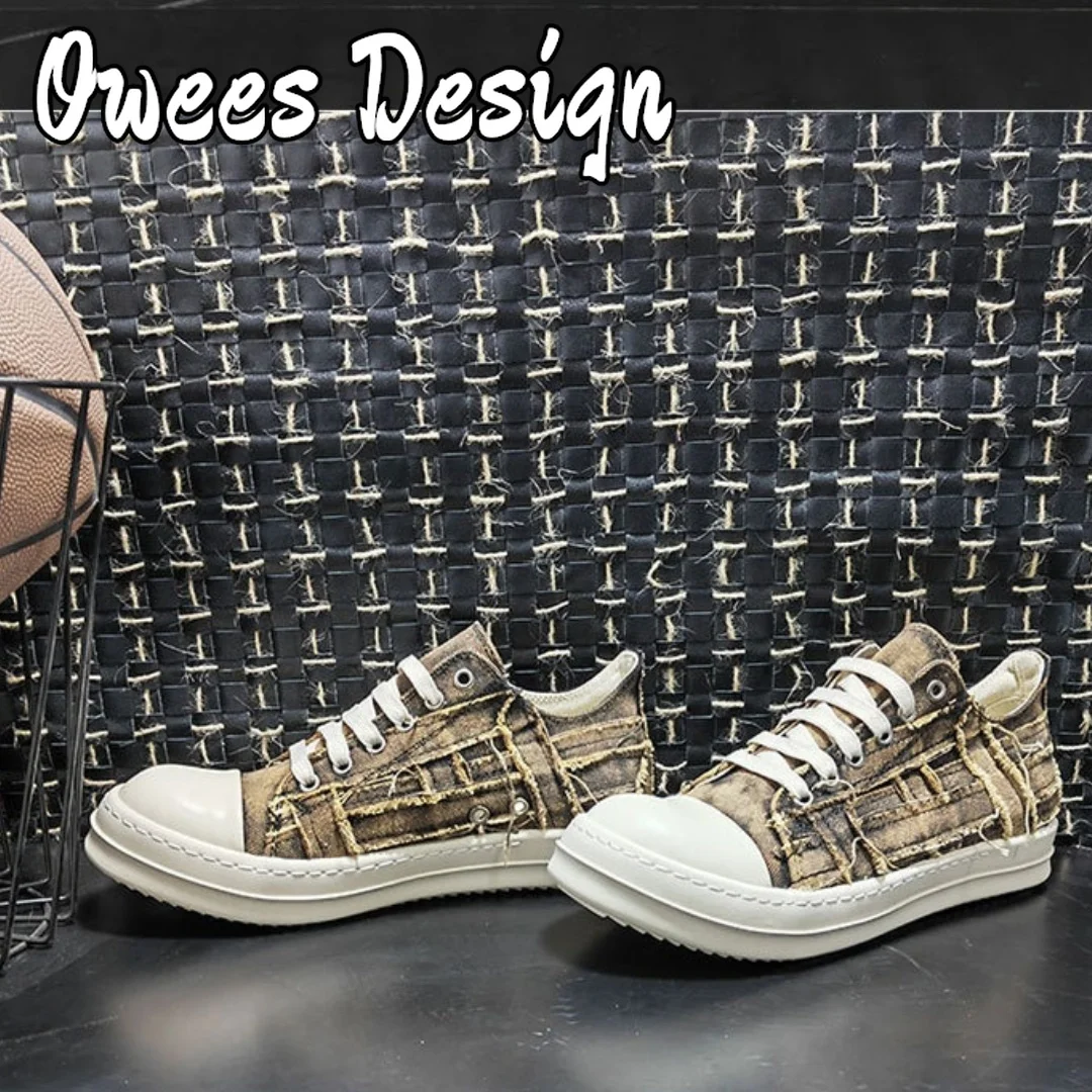 Дизайнерская весенне-Летняя женская парусиновая обувь oherba с низким верхом на