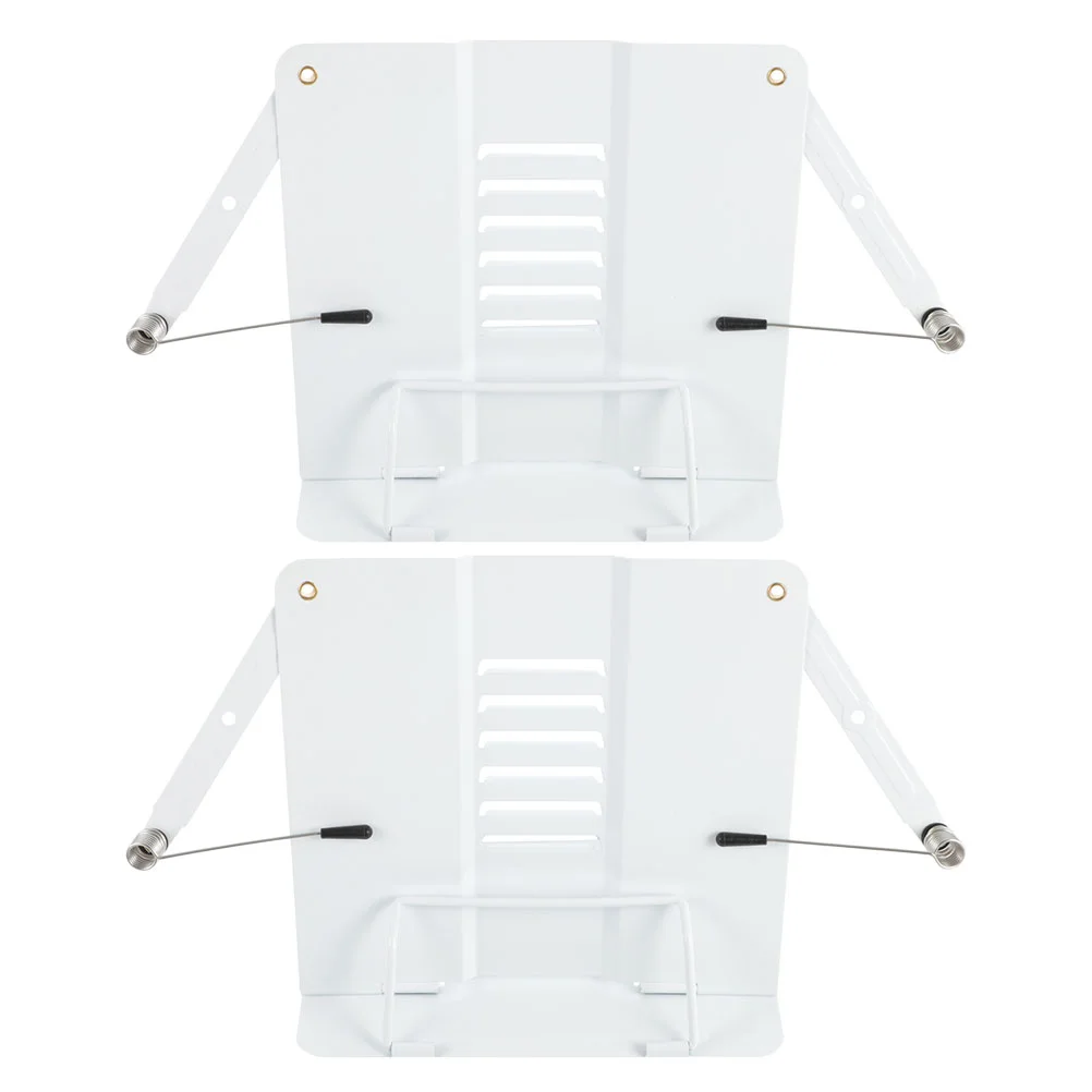 

2Pcs Delicate Practical Convenient Book Holders Book Stands Textbook Holders for Home