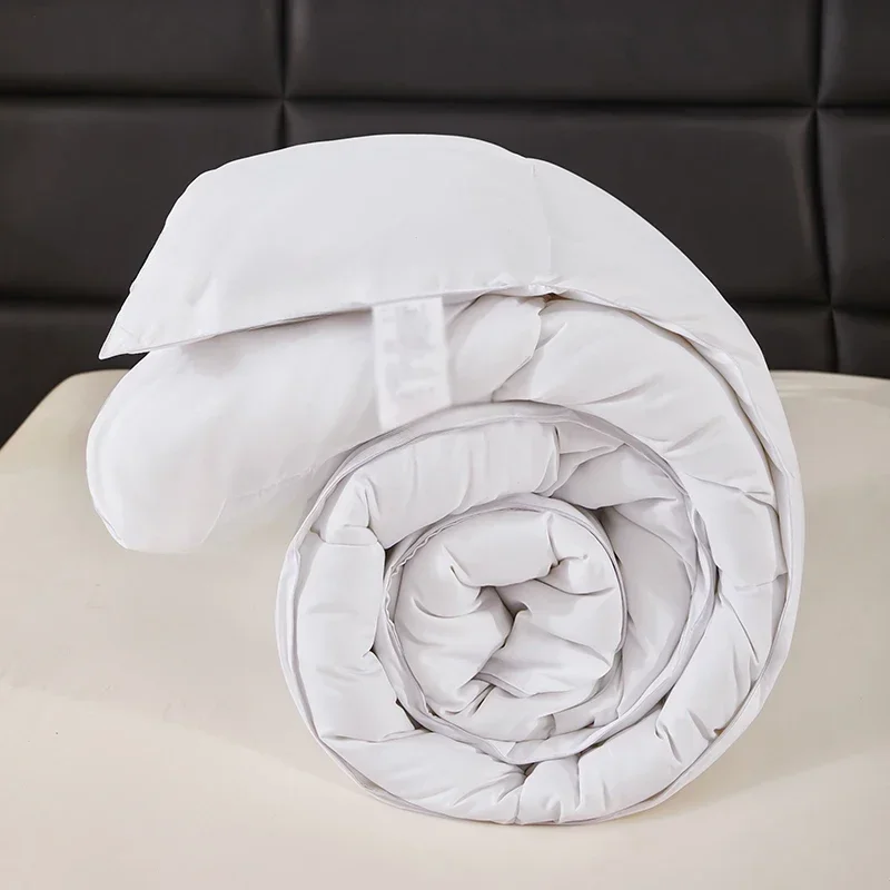 hotel style Soy fibre goose down duvet bed velvet Comforter soft winter very warm Quilts blanket
