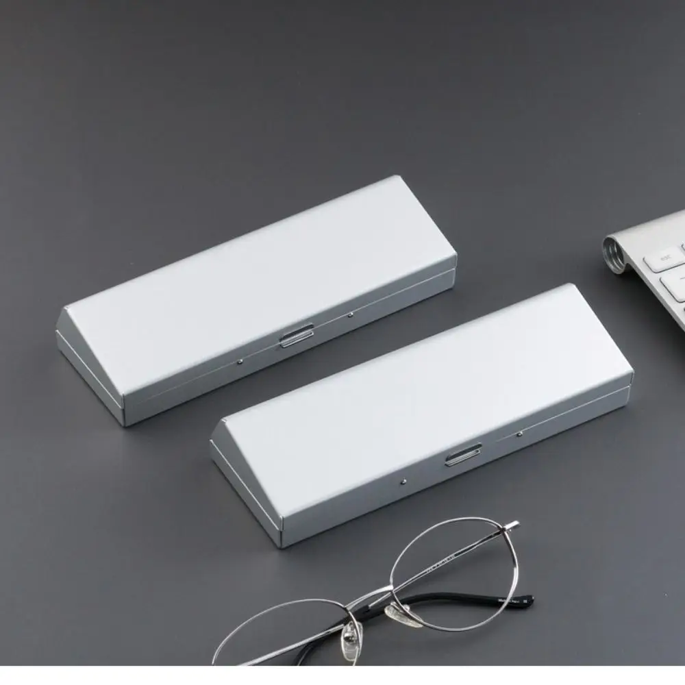 

Женская прочная ультратонкая жесткая коробка для очков футляр для очков алюминиевые футляры для очков для чтения