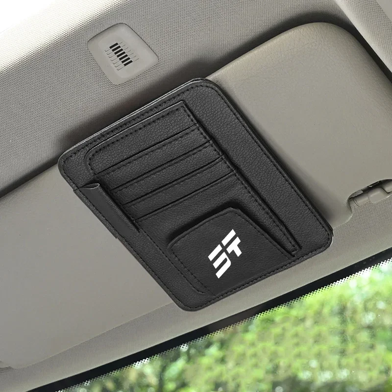 

Для CherryJetour Traveller T2 2023 2024 Jetour T2 Автомобильный солнцезащитный козырек для хранения карт, сумка для очков, держатель для IC-карты, автоинтерьерные аксессуары