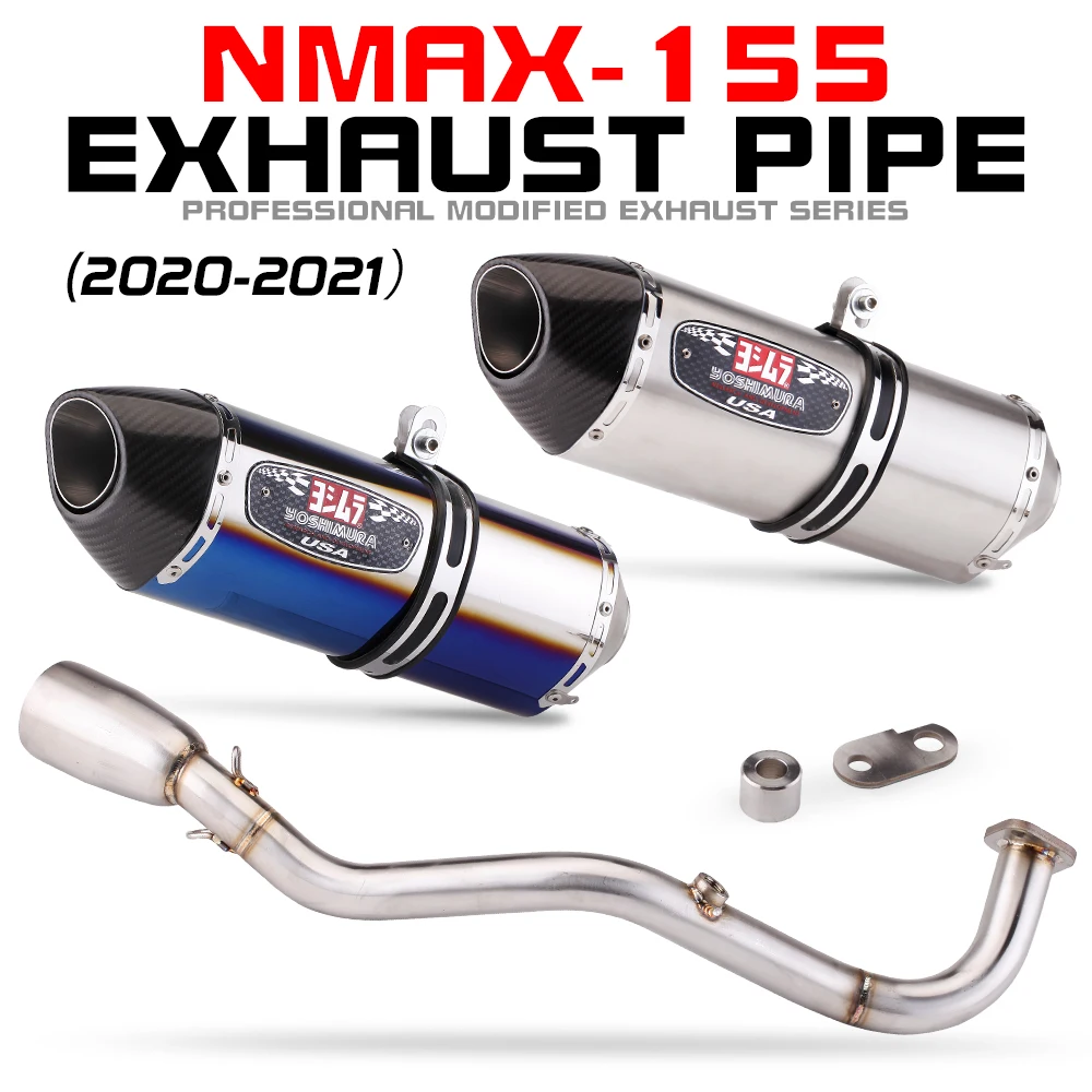 Suitable for NMAX-155 scooter exhaust pipe modification for non-destructive installation of Yoshimura tail section