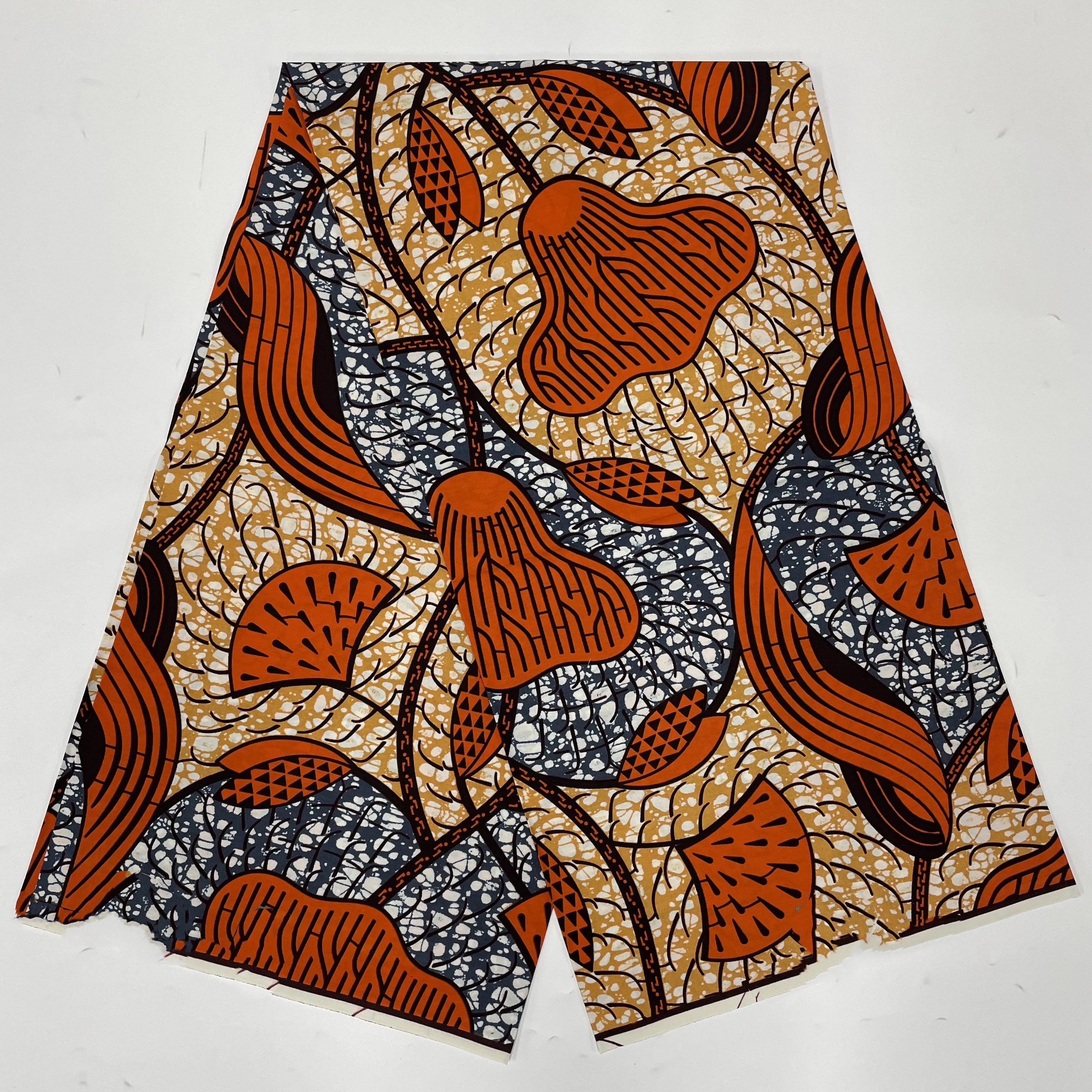 

Новейшая модная африканская восковая Ткань, 100% хлопок, Нигерия, Анкара, восковая ткань, стандартная голландская Высококачественная швейная ткань
