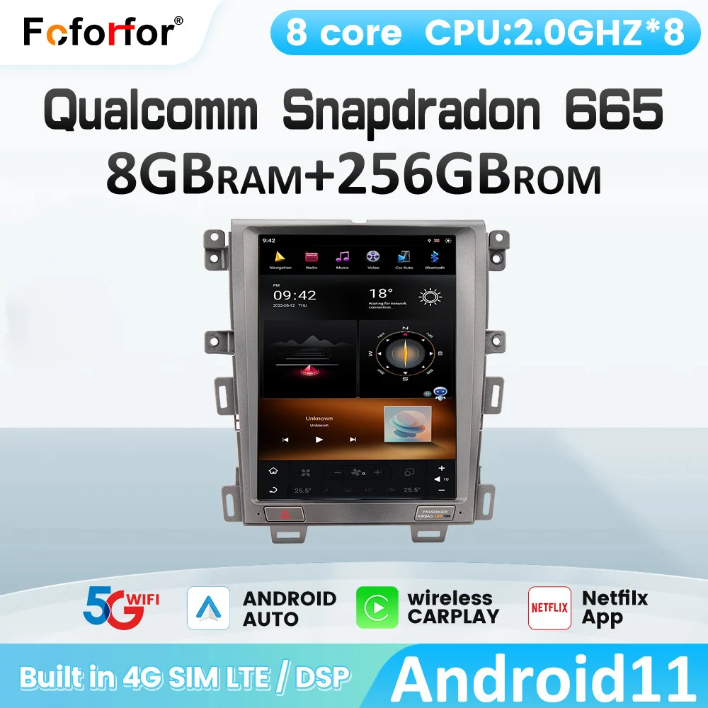 Android-плеер для FORD EDGE 2008-2014 автомобильный сенсорный экран автомобильное стерео