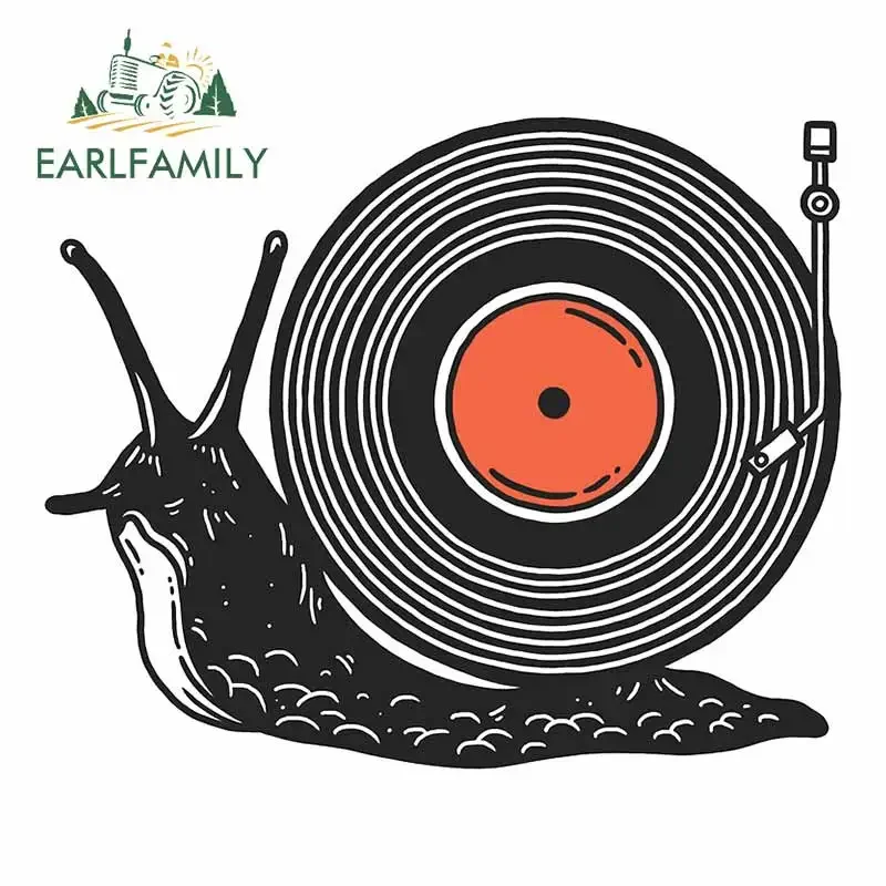 

EARLFAMILY 13 см х 10,9 см для медленного ритма, виниловые графические наклейки для автомобиля, наклейки для ноутбука, солнцезащитный крем, граффити, наклейка, украшение