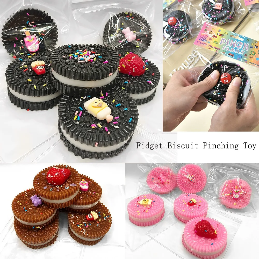 Большой Oreo Непоседа игрушка для печенья еда игра Mochi Taba сжимаемые десертные