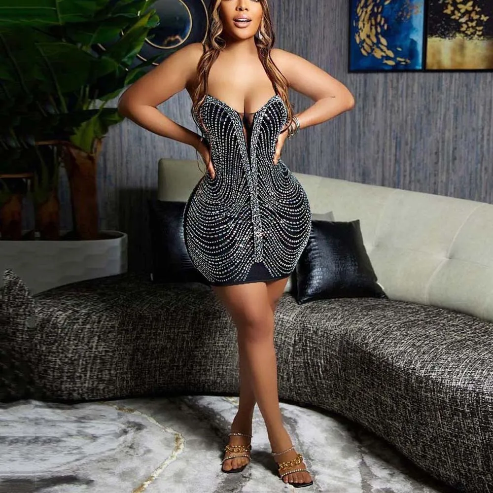 

Женское облегающее платье на бретелях-спагетти, с квадратным вырезом и открытой спиной