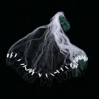 single layer monofilament fishing net fish gill net with float trap for outdoor hobbies fishing man fishing accessories