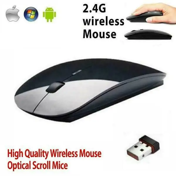 

2.4 GHz Wireless Mouse For Samsung Acer Asus Lenovo Dell HP MacBook Laptop