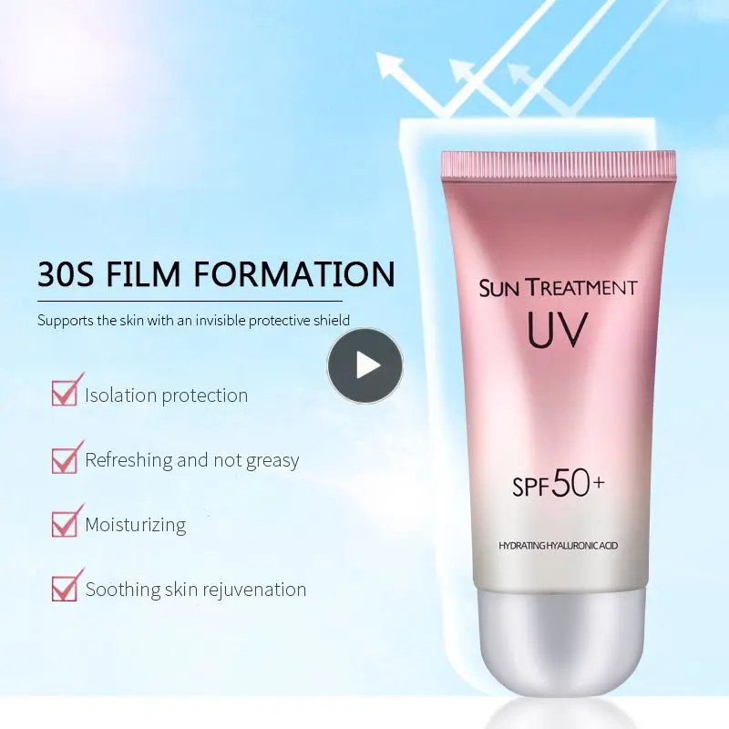 

SPF50 Sakura Sunscreen Cream Protector Facial Sun Block Gel Isolation Lotion Cream Bleaching Creams Facial Moisturizer Whitening