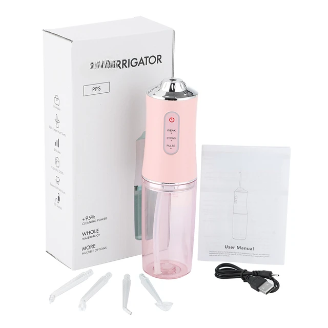 

Irrigator Dental Water Jet Teeth Cleaning Cleaner Flosser Mouth Washing Machine Mouth Shower Tartar Eliminator Set