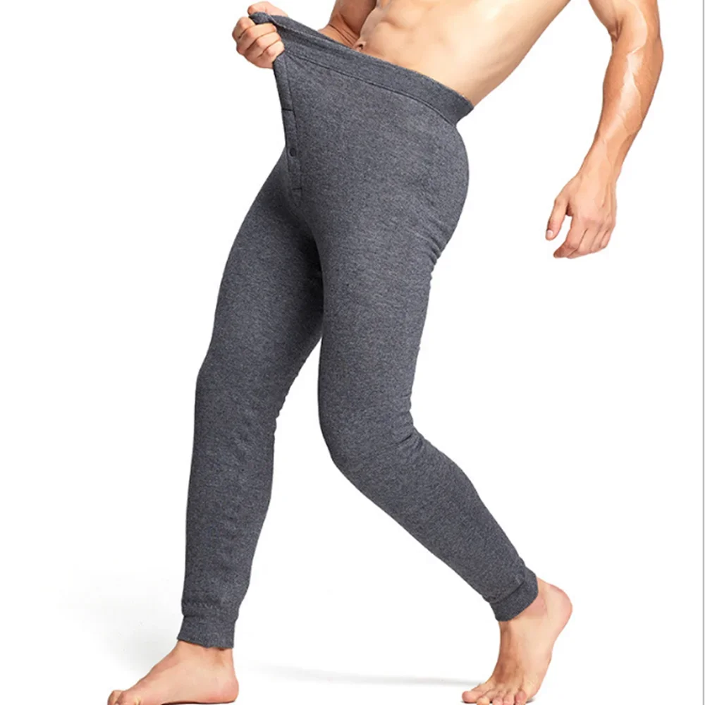 Брюки мужские зимние из плотной мериносовой шерсти штаны повседневные теплые