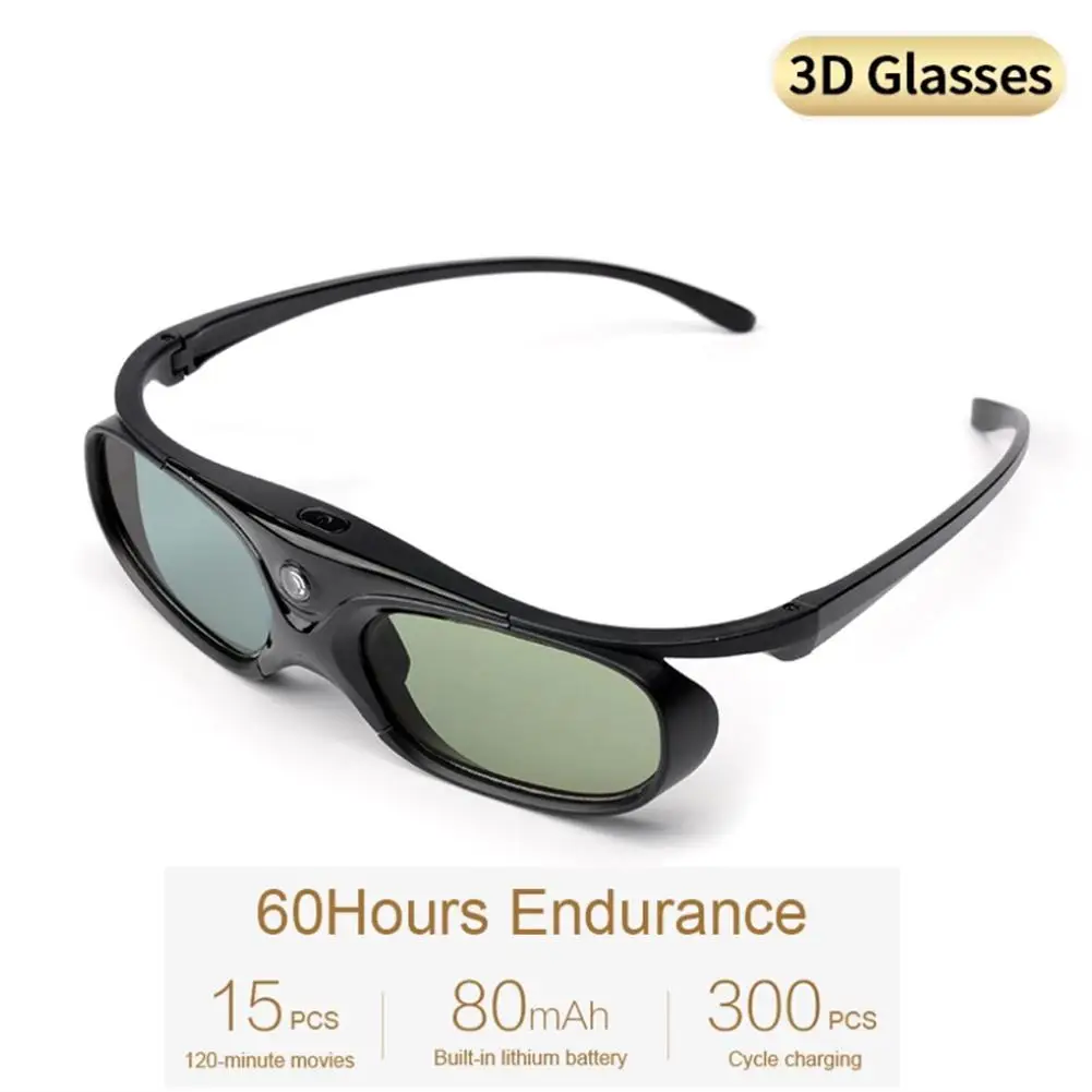 

Shutter 3D Glasses Dlp-link LCD Rechargeable Virtual Reality LCD Glass Compatible For XGIMI H2 Horizon Halo Aura