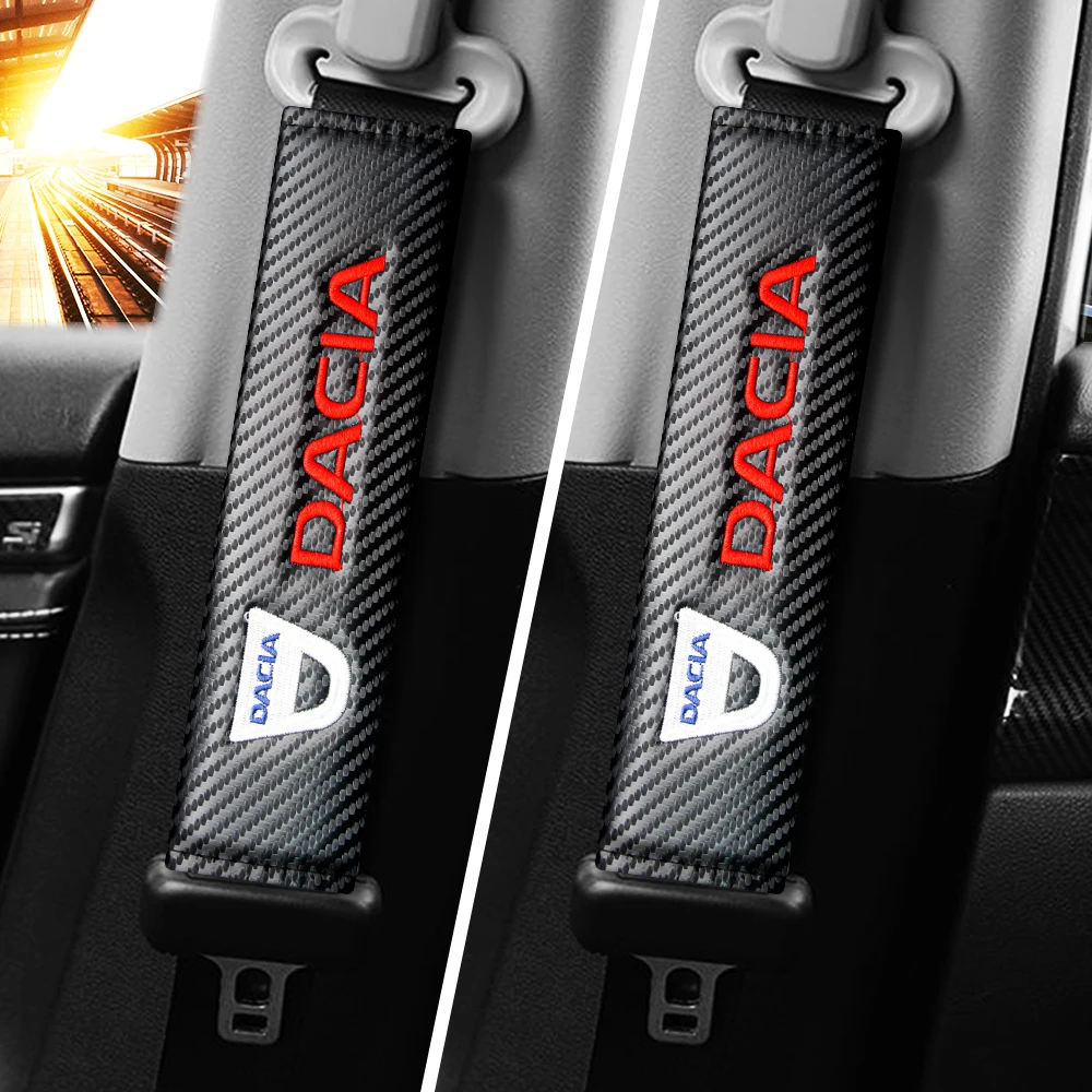

2pcs/Set Car Interior Accessory Protection Shoulder Seat Belt Cover Car Styling For Dacia Duster Dokker Logan Lodgy MCV Sandero