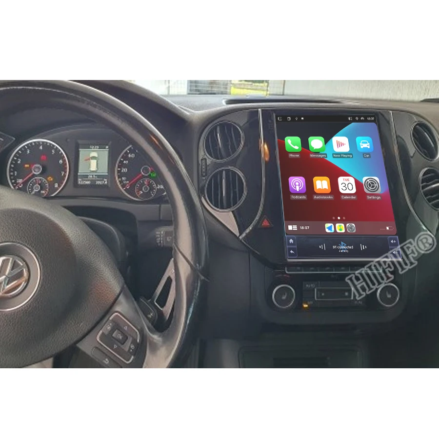 DSP Android 13 Tesla ветерический экран автомобильного радио для VW Volkswagen Tiguan 2010-2016