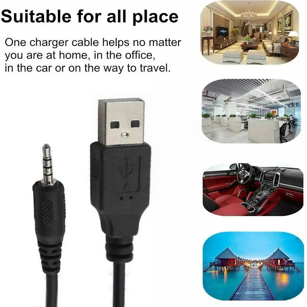 

1pc 2.5mm New Usb Charger Power Cable Cord For Synchros E40bt/e50bt Headphone J56bt S400bt S700 Easy To Use Durable Ce1789 G7a4