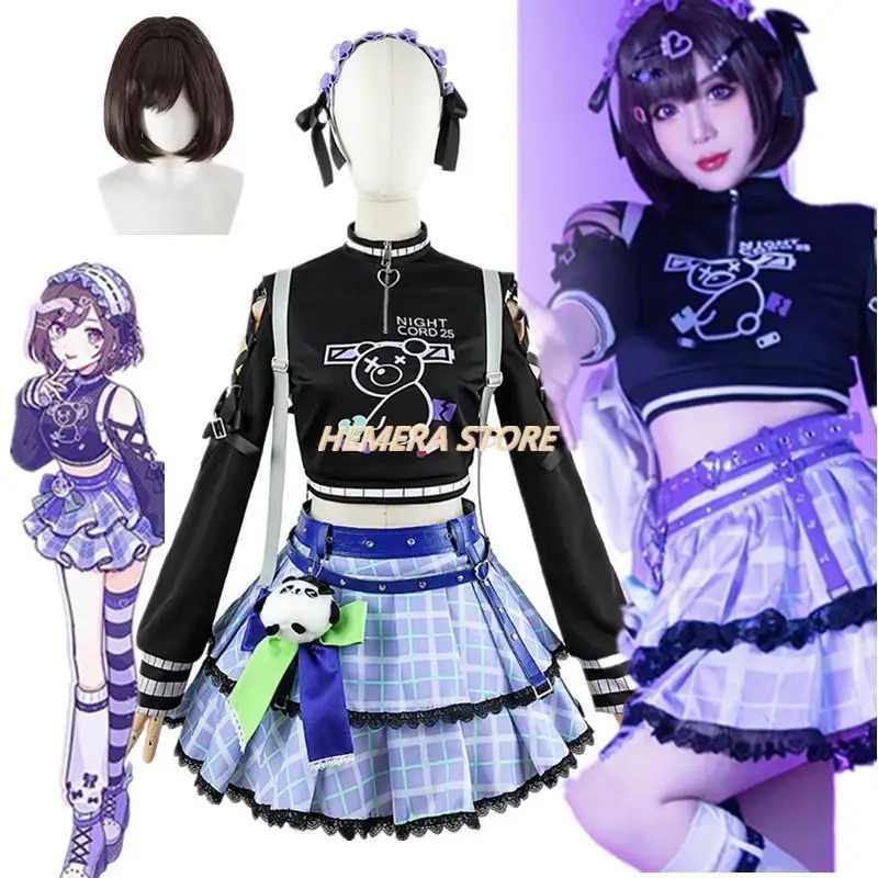 

Pre-Sales Shinonome Ena Cosplay Costumes Anime Clothing With Backpack Wig Girl Skirt Project Sekai Colorful Stage Feat 25ji