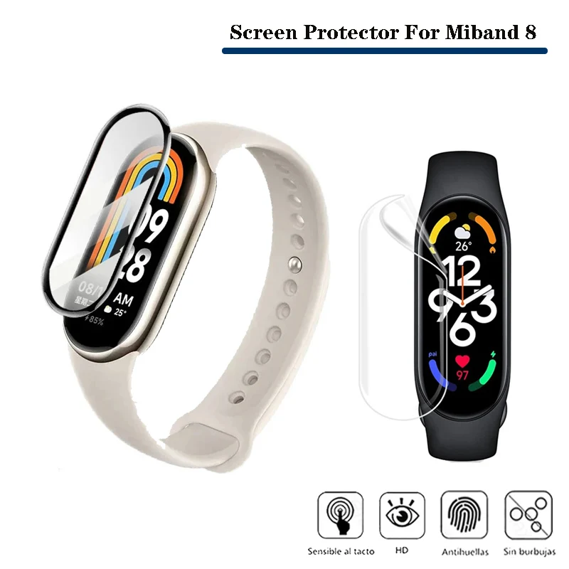 

For Xioami Mi Band 8 10D Glass / Soft Film Anti-Scratch Screen Protector