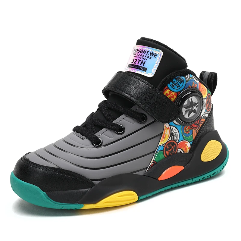 

2022 Kids Sneakers Boys Casual Shoes For Children Sneakers Shoes Leather Anti-slippery Fashion tenis infantil menino Spring