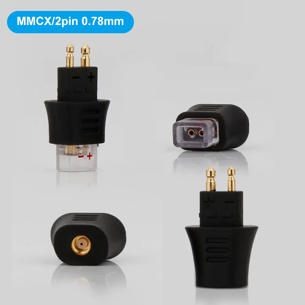 

1 Pair Gold Plated Headphone Converter MMCX/2Pin 0.78mm Cable Connected for FOSTEX TH900 MKII MK2 TH600 TH909 Headsets Jack