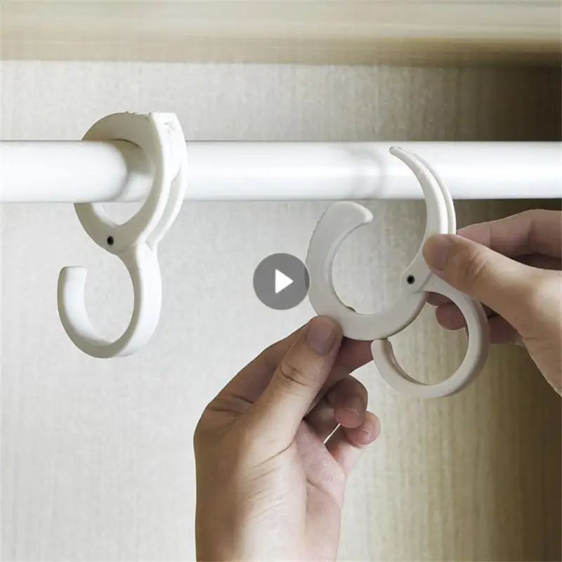 

2 шт., пластиковые S-образные крючки для ключей