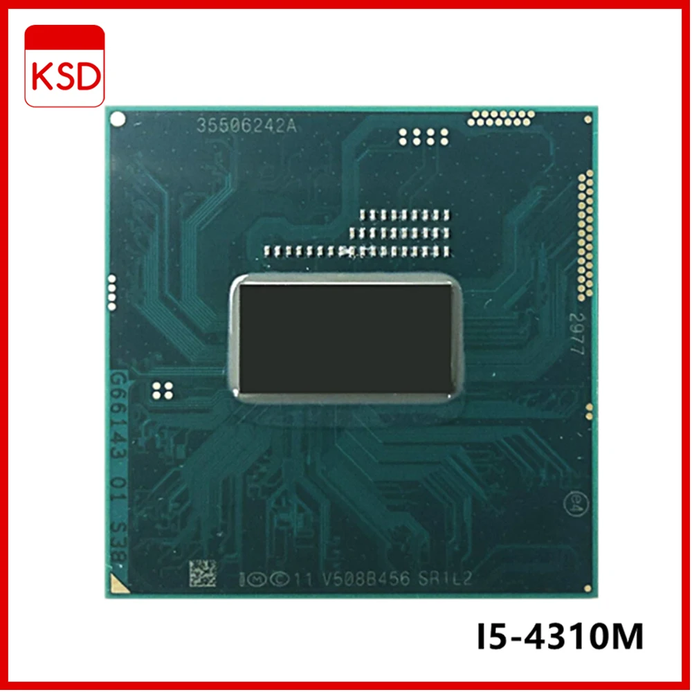 

Intel Core i5-4310M i5 4310M SR1L2 2.7 GHz Dual-Core Quad-Thread CPU Processor 3M 37W Socket G3 / rPGA946B