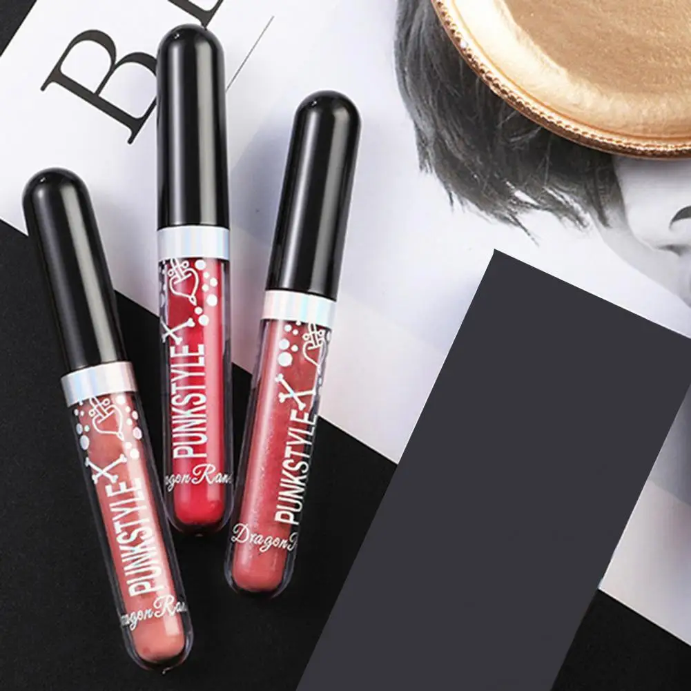 1 Набор глянцевый набор для макияжа губ блестящий блеск 3 цвета |