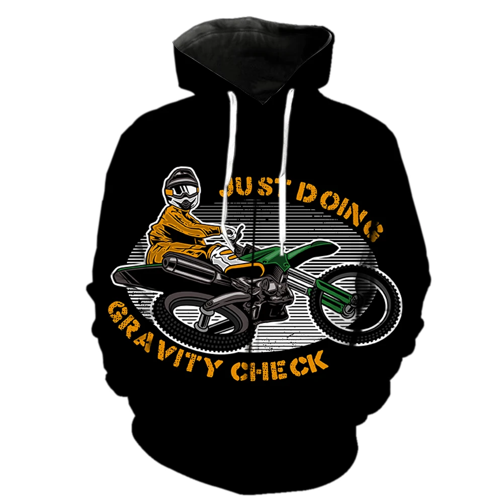 

Cartoon Punk Style Motorcycle Men's Zipper Hoodie 2022 Hot Sale Fashion Streetwear Tops Unisex Casual Hip Hop Harajuku Funny