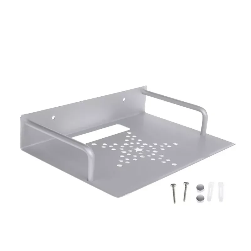 

Wall Mount Storage TV Box Router Shelf Set-top Box Bracket Holder Mini PC DVD Player Stand Rack Aluminum Single-layer Space