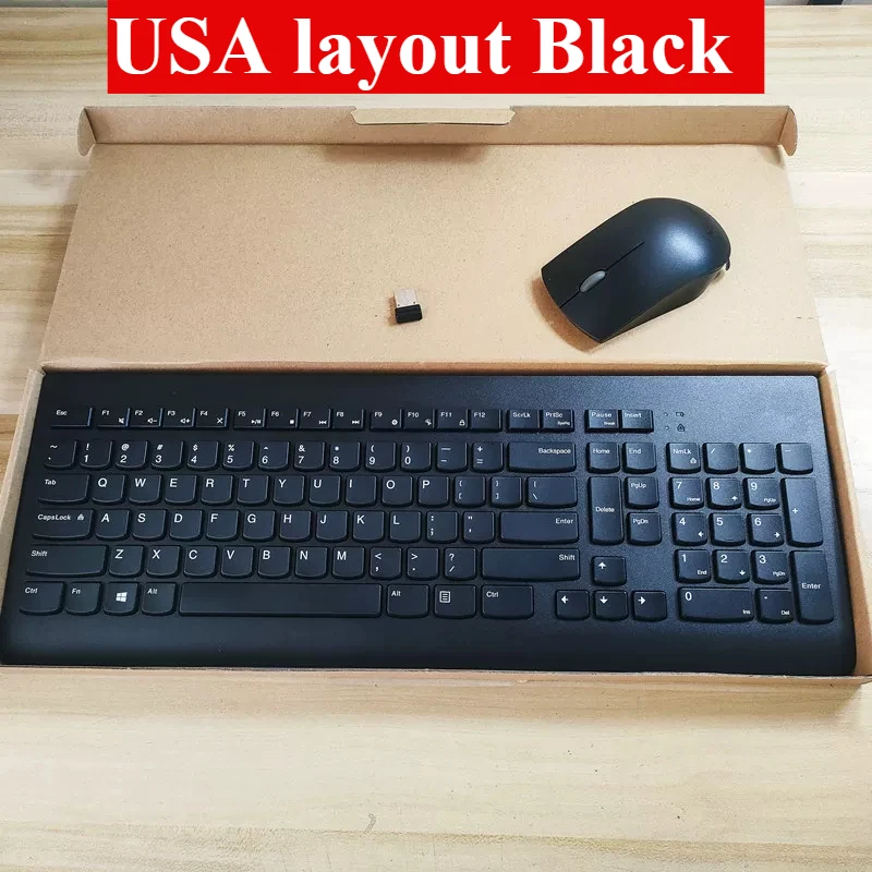 Фото Многоязычный комплект клавиатуры и мыши KBRFBU71 для Lenovo (США, Великобритания, иврит, русский, скандинавский, корейский, японский, латинский, испанский, чешский) №2