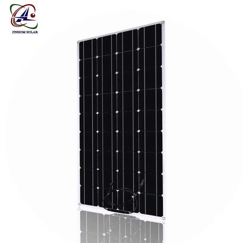 Новое поступление ПЭТ черно-белая глянцевая полугибкая солнечная панель 18 5 в 110